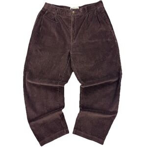 VTG Y2K Baxter‎ Widewale Corduroy Pants Brown 36x30 Baggy Wide Leg Skater